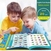 Votvy Intelligence Book Sound Book for Children, English Letters & Words Learning Book, Fun Educational Toys. Activities with Numbers, Shapes Learning Book for Toddlers