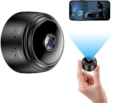 Votvy 1080P Mini Spy Camera with Low Light Vision, Mini Portable Security Camera, Hidden Camera with Audio and Video Recorder for Home/Office Security Camera (Black)