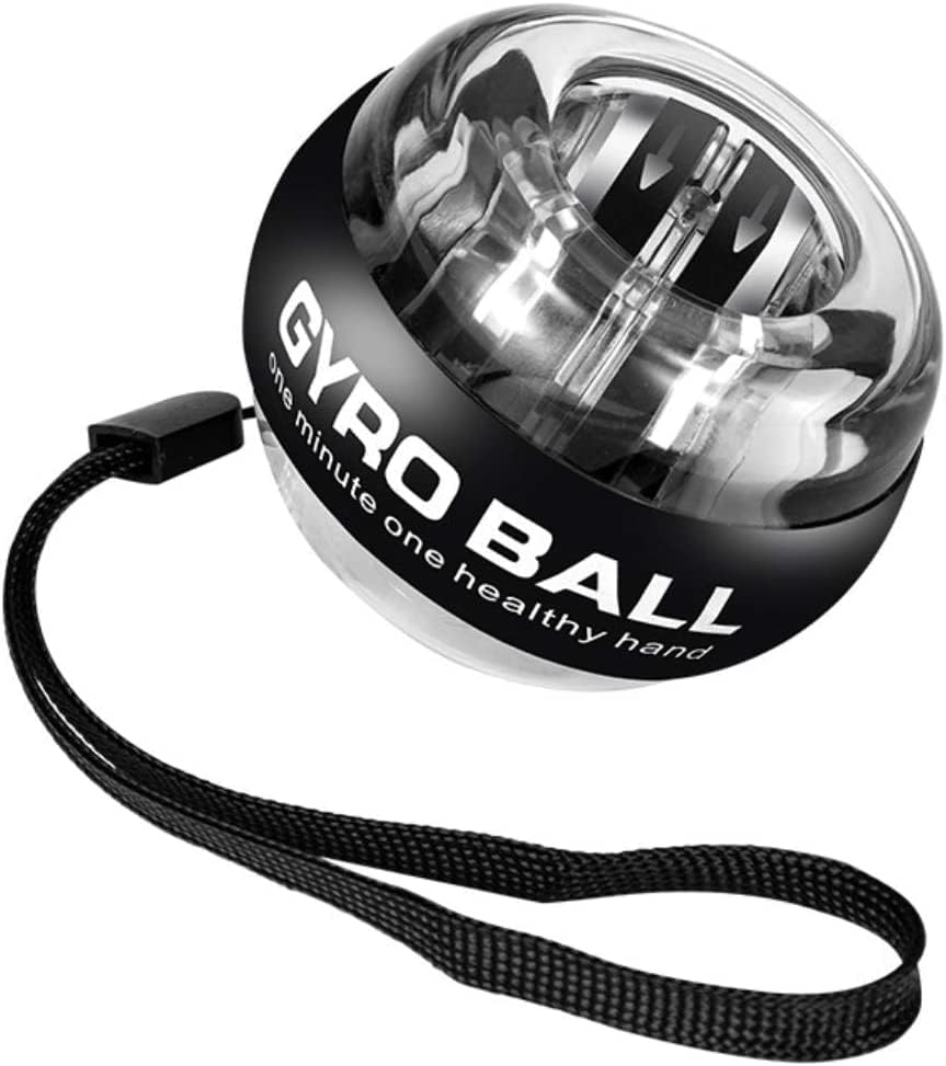 Votvy Wrist Trainer Ball | Auto-Start Arm Strengthener Hand Enhancer | Essential Gyroscopic Wrist & Forearm Exerciser | Wrist Power Gyro Ball for Stronger Muscle, Fingers, Bones Workout, Exercise