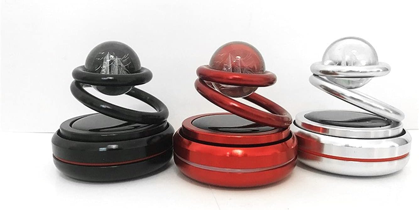 Votvy  Car Air Freshener Solar Energy Rotating Floating Planet Car Perfume Aromatherapy Diffuser Car Interior Decoration Accessories Diffuser for Car Office Home