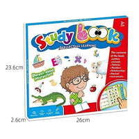 Votvy Intelligence Book Sound Book for Children, English Letters & Words Learning Book, Fun Educational Toys. Activities with Numbers, Shapes Learning Book for Toddlers