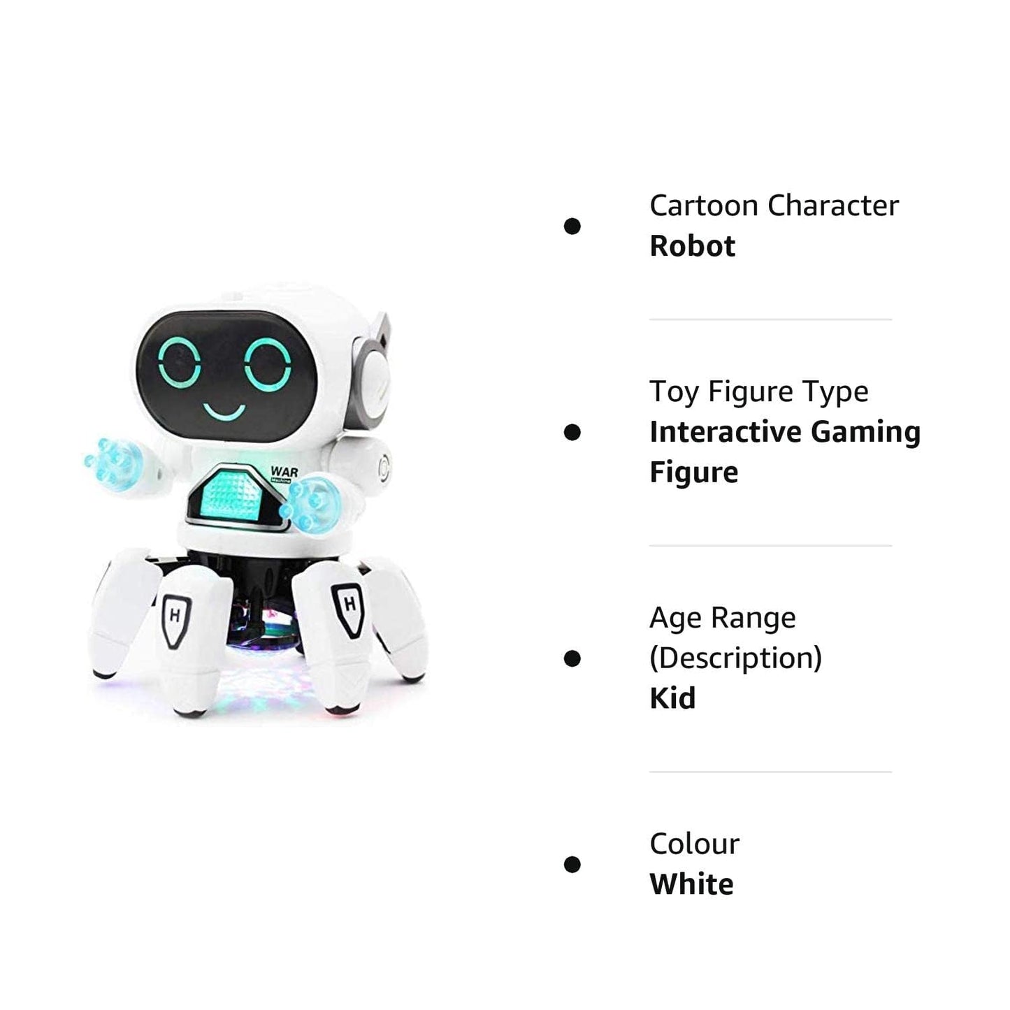 Votvy  Robot Pioneer Colorful Lights and Music All Direction Movement Dancing Robot Toys for Boys and Girls (Color as per Stock Availability)