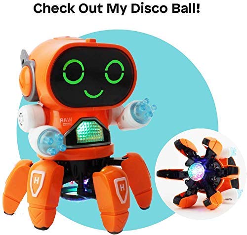 Votvy  Robot Pioneer Colorful Lights and Music All Direction Movement Dancing Robot Toys for Boys and Girls (Color as per Stock Availability)