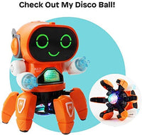 Votvy  Robot Pioneer Colorful Lights and Music All Direction Movement Dancing Robot Toys for Boys and Girls (Color as per Stock Availability)