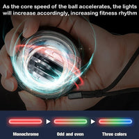 Votvy Wrist Trainer Ball | Auto-Start Arm Strengthener Hand Enhancer | Essential Gyroscopic Wrist & Forearm Exerciser | Wrist Power Gyro Ball for Stronger Muscle, Fingers, Bones Workout, Exercise