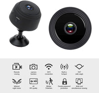 Votvy 1080P Mini Spy Camera with Low Light Vision, Mini Portable Security Camera, Hidden Camera with Audio and Video Recorder for Home/Office Security Camera (Black)