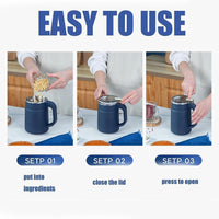 Votvy  Portable Electric Coffee Grinder Grinding Dry Herbs, Coffee, Stainless Steel Herbs spices Nuts Grain Coffee Grinder for Home