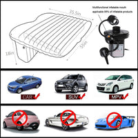 Votvy Car Inflatable Bed with Pump & 2 Air Pillow|Quick Inflatable Back Seat Bed|Car Inflatable Mattress|Car Bed Mattress|Car Bed For Kids,Travel,Trip,Camping,Picnic,Pool & Beach|Universal Fit|Beige