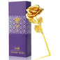 Votvy 24K Gold Plated Artificial Rose Flower with Gift Box | Eternal Golden Rose for Valentine’s Day, Birthday, Anniversary & Romantic Gifts for Girlfriend, Wife, Husband, or Loved Ones