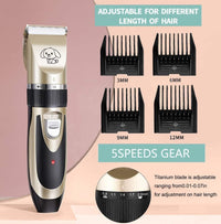 Votvy Electric Cat & Dog Trimmer | Professional Grooming Kit for Labrador, Shih Tzu, German Shepherd & Golden Retriever | Pet Hair Cutting Trimmer for Cats and Dogs | Quiet, Powerful, & Cordless