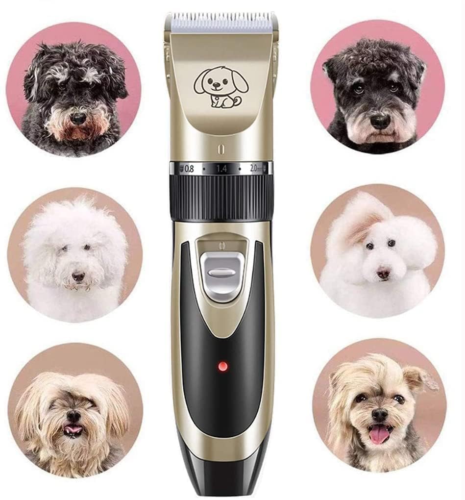 Votvy Electric Cat & Dog Trimmer | Professional Grooming Kit for Labrador, Shih Tzu, German Shepherd & Golden Retriever | Pet Hair Cutting Trimmer for Cats and Dogs | Quiet, Powerful, & Cordless