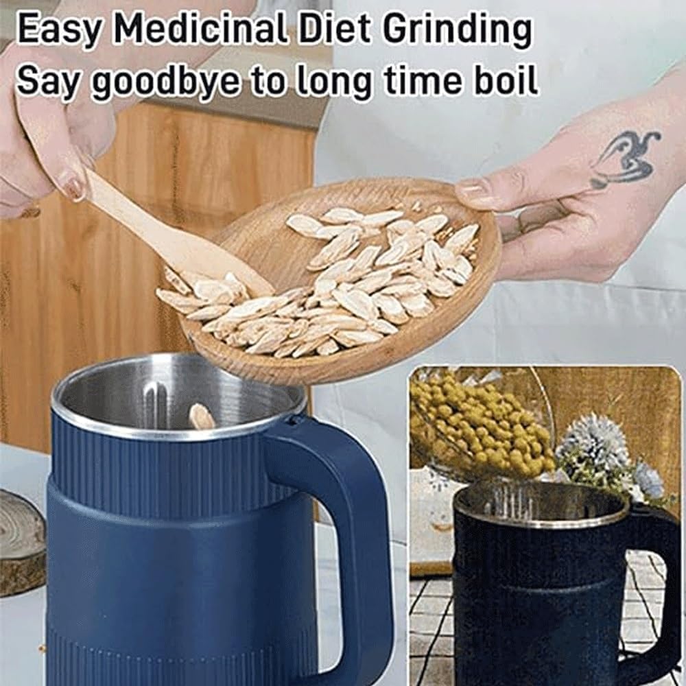 Votvy  Portable Electric Coffee Grinder Grinding Dry Herbs, Coffee, Stainless Steel Herbs spices Nuts Grain Coffee Grinder for Home