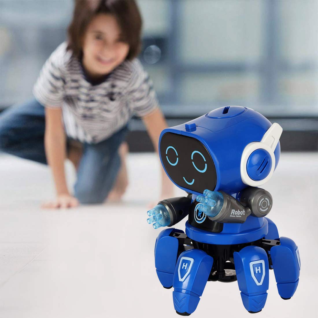 Votvy  Robot Pioneer Colorful Lights and Music All Direction Movement Dancing Robot Toys for Boys and Girls (Color as per Stock Availability)
