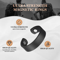 Votvy Blood Sugar Control Ring Magnetic Health Ring With Adjustable Opening For Sugar Control, Stress Relief, Blood Pressure Regulation