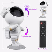 Votvy Star Projector, Astronaut Projector Galaxy, Children's Night Light with Nebula, 8 Modes, Remote Control and 360° Rotation Lamp Projector Galaxy Ceiling Bedroom, Gifts for Children and Adult