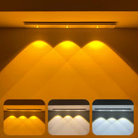 Votvy Electric Under The Cabinet Lights 40 cm Motion Light Home Removable Dimmable USB Rechargeable Closet Light, Wireless Wardrobe Light for Home, Kitchen, Stairs, Wardrobe (Pack of 1)