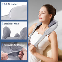 Votvy  Neck Massager for Cervical Pain Relief,Electric Deep Tissue Shiatsu with Infrared Heat Therapy 5D Kneading Massage Machine for Full Body Relax,Neck,Muscles,Back,Shoulder,Legs - 6 Month Warranty