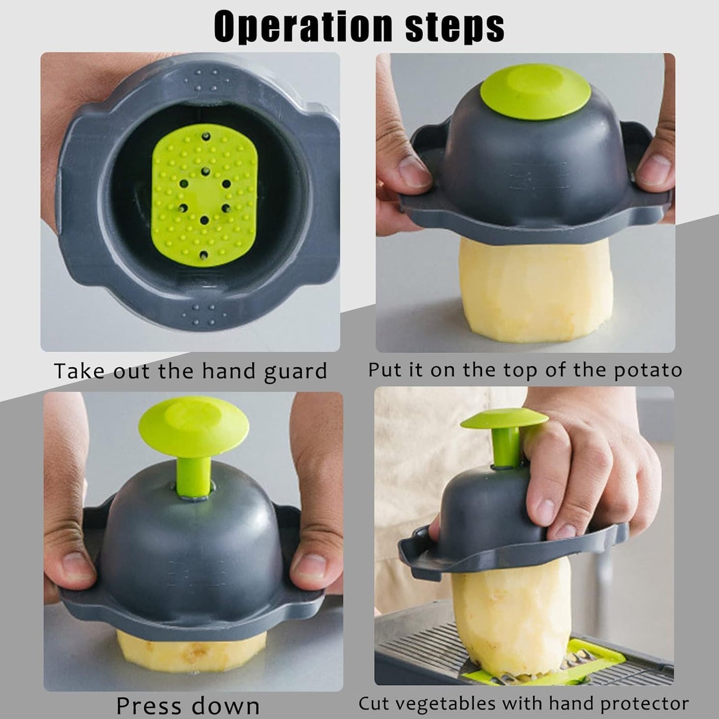Votvy vegetable Chopper, Onion Chopper, Multifunctional 14 in 1 Food Chopper, Kitchen Vegetable Slicer Dicer Cutter,Veggie Chopper with 8 Blades,Carrot and Garlic Chopper with Container