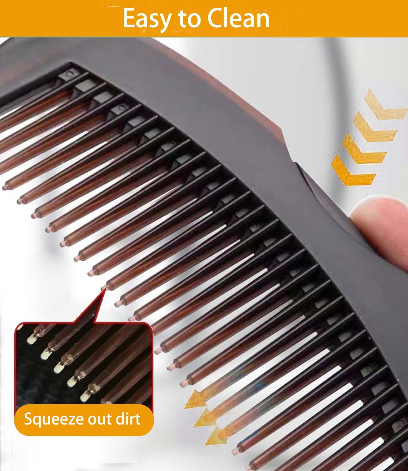 Votvy Hair for Women, Wet Hair Brush comb , Kanghi for Hair Growth, Anti-Dandruff and Scalp Oil Anti-Dandruff Massager Comb, Dandruff Comb, Bristles Easily Take Away the Dandruff Painless for Men.