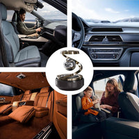 Votvy  Car Air Freshener Solar Energy Rotating Floating Planet Car Perfume Aromatherapy Diffuser Car Interior Decoration Accessories Diffuser for Car Office Home