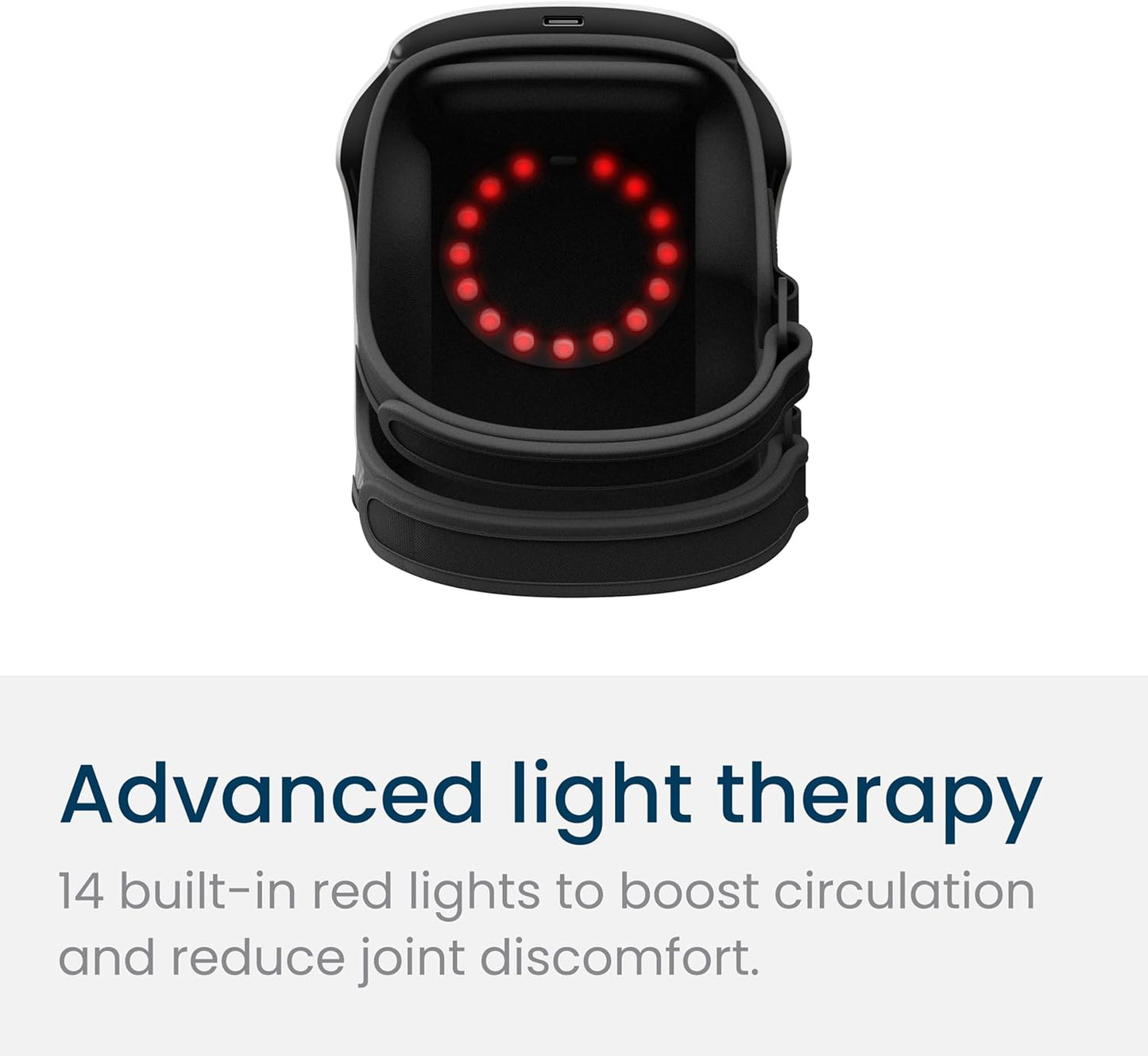 Votvy  Knee Massager Joint Pain Relief with Red Light Heat Massage Therapy