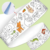 Votvy  Children's Drawing Roll, Coloring Paper Roll for Kids, 30 * 300 Cms DIY Painting Drawing Paper Roll, Kids Art Roll, Early Educational Toys for Kids