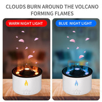 Votvy Oil Diffuser with Flame Light Cool Mist Humidifier with 2 Mist Modes Timer and Auto-Off Safety Protection Quiet Diffusers for Aromatherapy Essential Oil for Home Office SPA Yoga | Plastic Electric