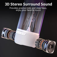 Votvy Jellyfish Speaker, Jellyfish Mood Lamp, Jellyfish Bluetooth Speaker lamp, Jellyfish Speaker Lamp, Color Changing LED, Stereo Surround Sound, Floating Jellyfish, Volume Control electric