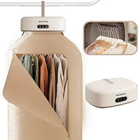 Votvy Portable electric  Clothes Dryer,Foldableportable Dryer With Timer Function,Clothes Dryer For Travel,Apartment,Rv,Home,For All Kinds Of Light Clothing,Underwear,Baby Clothes And Socks,Mini Dryer With Drying Bag