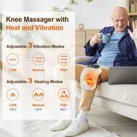 Votvy  Knee Massager Joint Pain Relief with Red Light Heat Massage Therapy