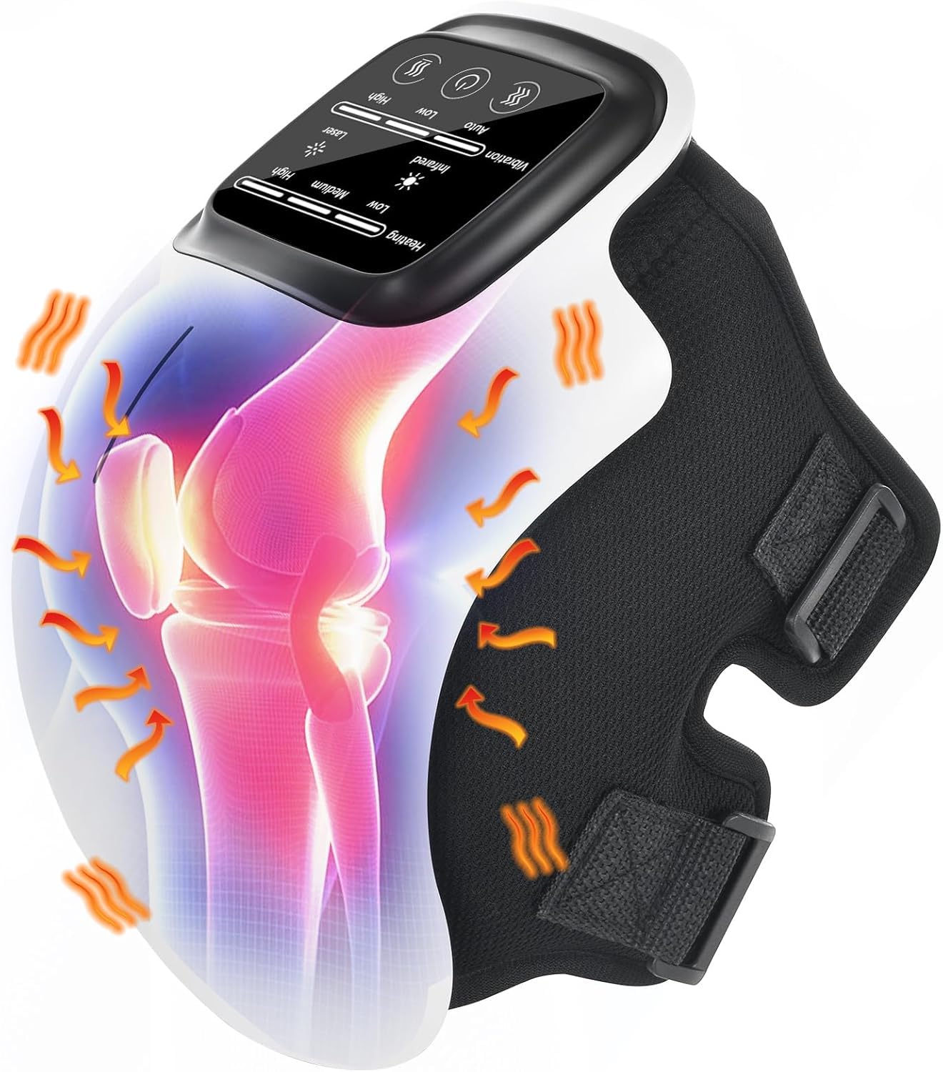 Votvy  Knee Massager Joint Pain Relief with Red Light Heat Massage Therapy