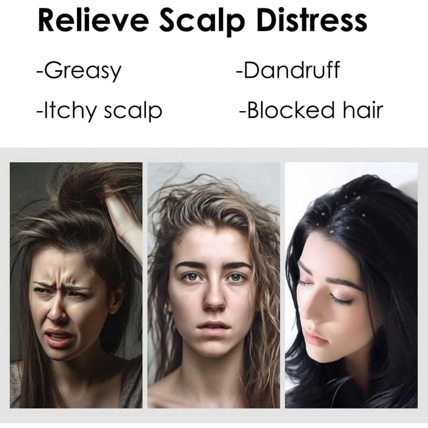 Votvy Hair for Women, Wet Hair Brush comb , Kanghi for Hair Growth, Anti-Dandruff and Scalp Oil Anti-Dandruff Massager Comb, Dandruff Comb, Bristles Easily Take Away the Dandruff Painless for Men.
