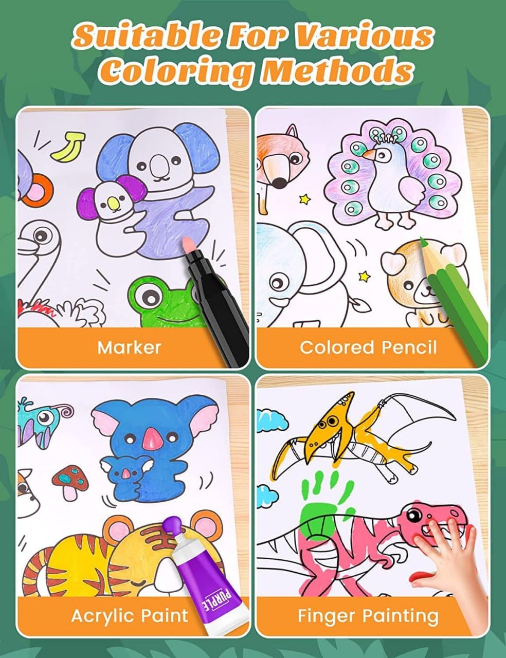 Votvy  Children's Drawing Roll, Coloring Paper Roll for Kids, 30 * 300 Cms DIY Painting Drawing Paper Roll, Kids Art Roll, Early Educational Toys for Kids