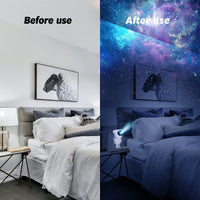 Votvy Star Projector, Astronaut Projector Galaxy, Children's Night Light with Nebula, 8 Modes, Remote Control and 360° Rotation Lamp Projector Galaxy Ceiling Bedroom, Gifts for Children and Adult
