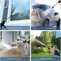 Votvy  Car Washer High Pressure Gun  Cordless Portable Wireless Pressure Washer Gun 48V 12000mah High Pressure Water Gun for Car Wash Bike Washing Cleaning| Adjustable Nozzle and 5M Hose Pipe