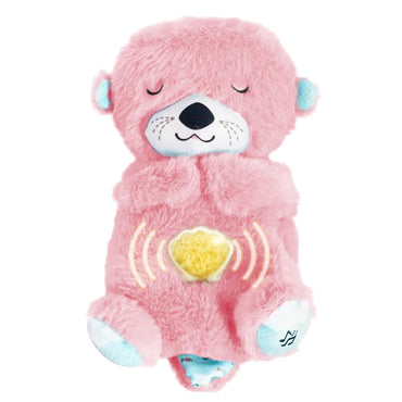 Votvy Baby Plush Toy with Music, Lights & Breathing Motion, Interactive Teddy Bear for Sensory Learning, Soft Stuffed Animal for Newborn Babies, Musical Toy Gift for Kids (Random Color) – 30cm