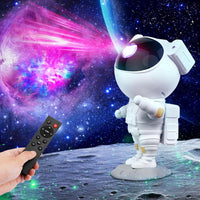 Votvy Star Projector, Astronaut Projector Galaxy, Children's Night Light with Nebula, 8 Modes, Remote Control and 360° Rotation Lamp Projector Galaxy Ceiling Bedroom, Gifts for Children and Adult