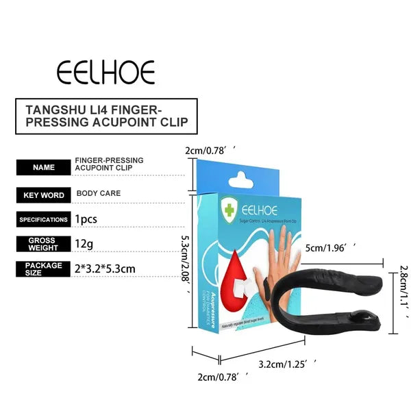 Buy 1 Get 1 Free Sugar Control Li4 Acupressure Point Clip