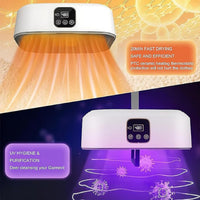 Votvy Portable electric  Clothes Dryer,Foldableportable Dryer With Timer Function,Clothes Dryer For Travel,Apartment,Rv,Home,For All Kinds Of Light Clothing,Underwear,Baby Clothes And Socks,Mini Dryer With Drying Bag