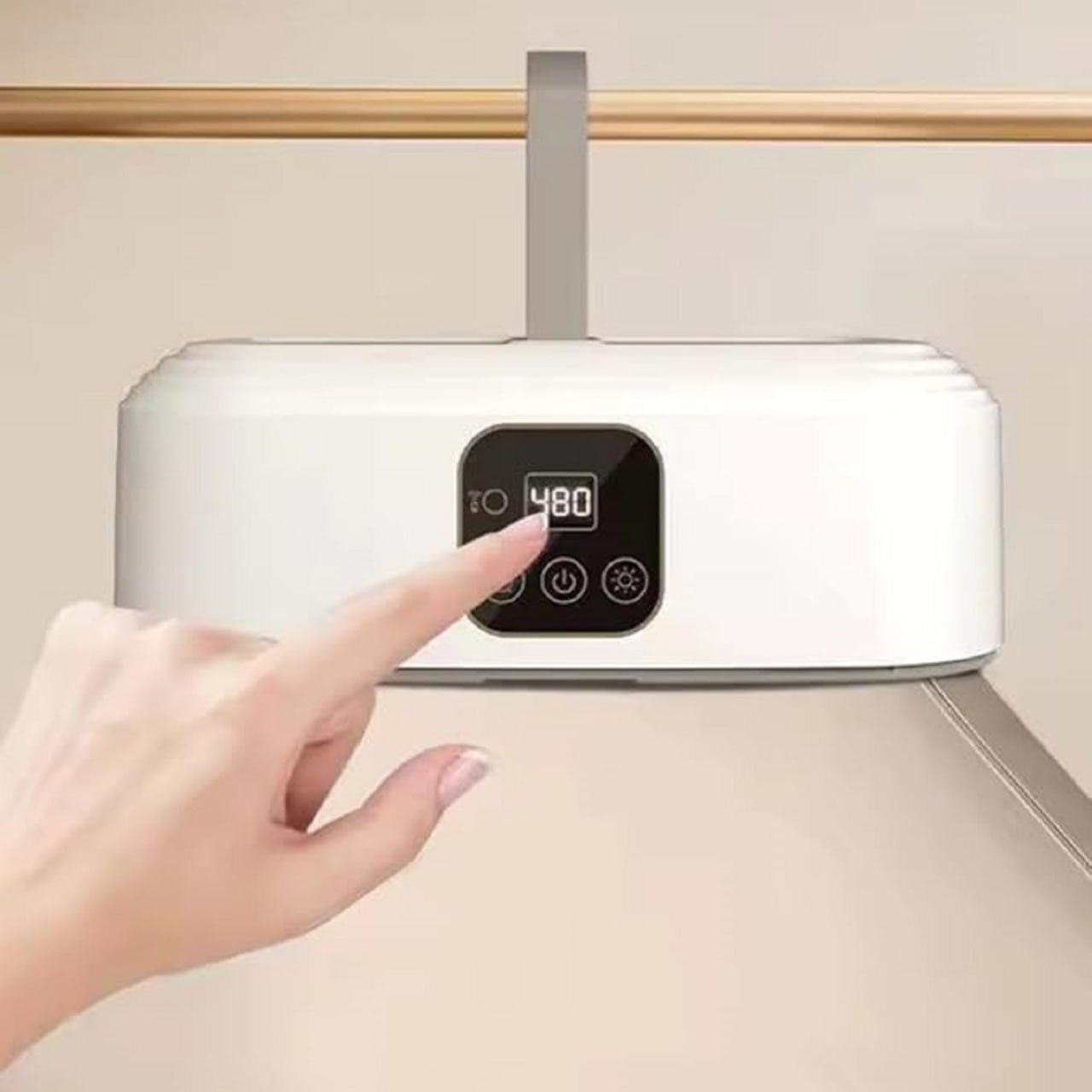 Votvy Portable electric  Clothes Dryer,Foldableportable Dryer With Timer Function,Clothes Dryer For Travel,Apartment,Rv,Home,For All Kinds Of Light Clothing,Underwear,Baby Clothes And Socks,Mini Dryer With Drying Bag
