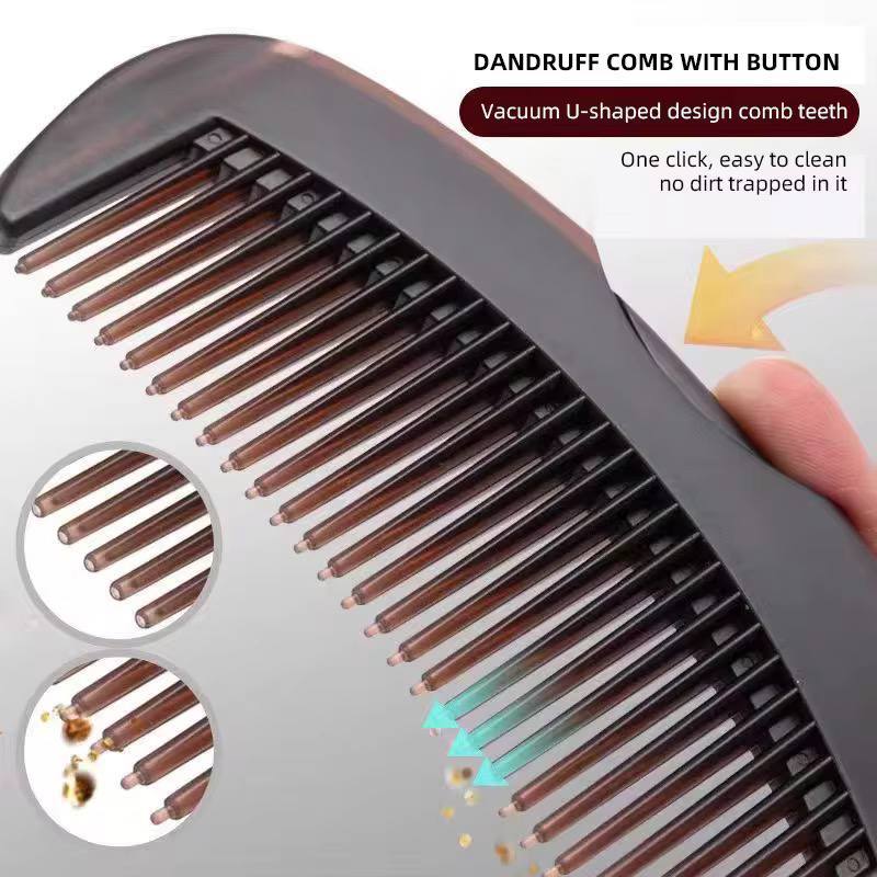 Votvy Hair for Women, Wet Hair Brush comb , Kanghi for Hair Growth, Anti-Dandruff and Scalp Oil Anti-Dandruff Massager Comb, Dandruff Comb, Bristles Easily Take Away the Dandruff Painless for Men.
